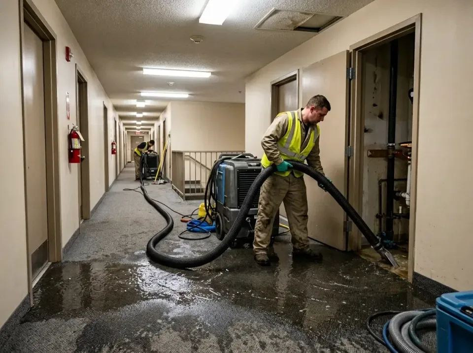 multi-unit-apartment-hallway-f-005 — frequently asked questions, Emergency Burst Pipe Water Extraction & Removal in Winters,…